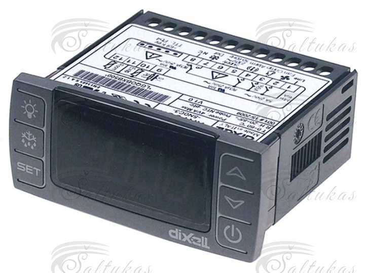 Elektroninis valdymo pultelis Dixell XR70CX, 230V, 16A Pramoninių šaldytuvų ir kitų įrenginių dalys