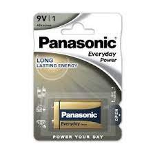 Šarminė baterija Panasonic 6LR61 KASDIENĖ MAITINIMO šarminė 9 V AKUMULIATORIUS Silikonai klijai izoliacija baterijos akumuliatoriai
